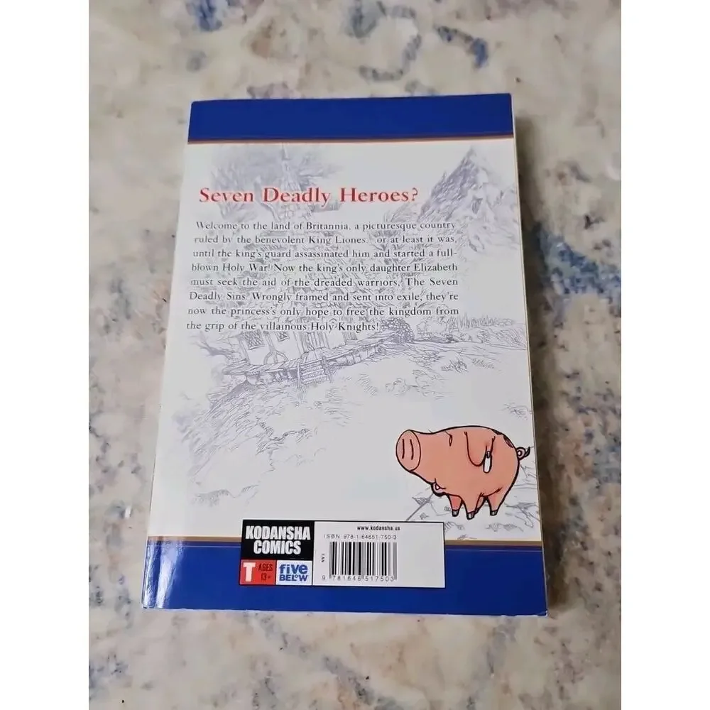 The Seven Deadly Sins Volume 1 Paperback Manga Book